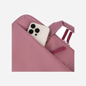 Tucano Smilza BSM1314-PK Sac Messenger 15" Polyester Recyclé Rose, Compatible Laptop 14"/MacBook 15", 370x270x35mm, Protection Chocs - Miniature 5