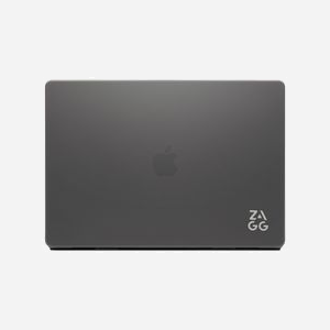 ZAGG Coque Robuste Gris pour MacBook Pro 16" (M3/M2/M1) 40.6cm Protection Rayures et Déchirures, Compatibilité Apple, Type Boîtier Monochromatique