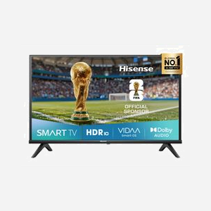 Hisense 32A4Q TV LED 32" HD Smart TV (1366x768) DLED, 8.5ms, VIDAA, Wifi, DVB-T2/C/S2, HDMI 1.4, USB 2.0, Noir, VESA 100x200