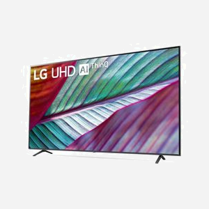 LG TV UHD 43" 43UR78006LK LCD 4K Ultra HD HDR10 Pro WebOS 23, 3840x2160, 60Hz, Wifi, Bluetooth, Ethernet, VESA 200x200, HDMI, USB, Noir - Miniature 2