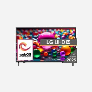 LG UHD 43UA75003LA TV LED 43" 4K Ultra HD Smart TV WebOS 25 DVB-T2/S2 3xHDMI 2.1 WiFi 5 Bluetooth 5.0 VESA 200x200 Noir - Miniature 2