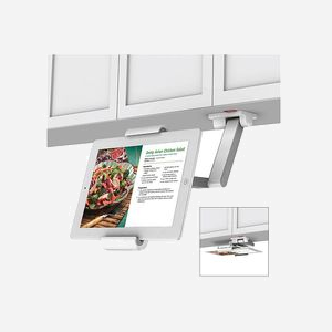 Barkan Mounting Systems T54 Support Actif Tablette/UMPC Blanc 7-12" (17.8-30.5cm) Clamp, Inclinaison -20°/+90°, Rotation/Pivot 360° - Miniature 3