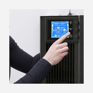 Qoltec 53042 UPS Double-conversion (en ligne) 1kVA/800W, 2 prises Type F, USB Type-B, Batteries 24V 9Ah, Sinusoïde Pur, 115-300V input, Port RS-232, RJ-45 - Miniature 4