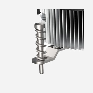 Akasa Refroidisseur Hybride CPU LGA1700 9.5cm Aluminium Noir - Ventilateur 95mm 600-3000RPM, 53.62 CFM, 4.87 mmH2O, 11.7-36.6dB, 80W - Miniature 4