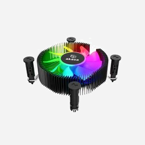 Akasa AK-CC6615BP01 Refroidisseur d'air pour processeur LGA 1700, 600-3000 RPM, 27.8 CFM, 16-35 dB, roulement à billes double, TDP 73W, noir - Miniature 3