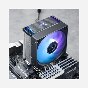 Jonsbo CR-1000 EVO Refroidisseur CPU Air 120mm, 600-1500 RPM, 22-32dB, 28.12-59.48 CFM, TDP 220W, Socket LGA1200/1700 AM4/AM5, Noir - Miniature 5