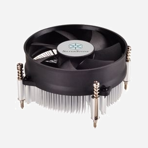 Silverstone NT09-115X Refroidisseur CPU 92mm Aluminium Noir, Socket LGA1150, 550-2500RPM, 10.34-47CFM, 18.5-32dB, TDP 65W, 96x96x45mm