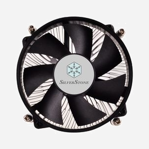 Silverstone NT09-115X Refroidisseur CPU 92mm Aluminium Noir, Socket LGA1150, 550-2500RPM, 10.34-47CFM, 18.5-32dB, TDP 65W, 96x96x45mm - Miniature 2
