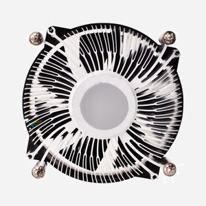 Silverstone NT09-115X Refroidisseur CPU 92mm Aluminium Noir, Socket LGA1150, 550-2500RPM, 10.34-47CFM, 18.5-32dB, TDP 65W, 96x96x45mm - Miniature 3