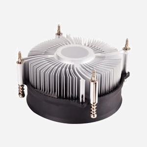 Silverstone NT09-115X Refroidisseur CPU 92mm Aluminium Noir, Socket LGA1150, 550-2500RPM, 10.34-47CFM, 18.5-32dB, TDP 65W, 96x96x45mm - Miniature 4