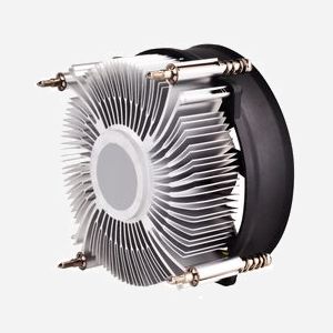 Silverstone NT09-115X Refroidisseur CPU 92mm Aluminium Noir, Socket LGA1150, 550-2500RPM, 10.34-47CFM, 18.5-32dB, TDP 65W, 96x96x45mm - Miniature 5