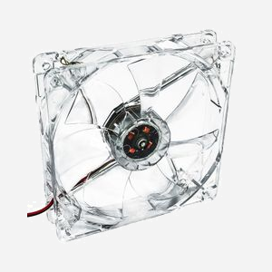 Ventilateur Akyga AW-12A-BL 12cm LED Bleue, 120x120x25mm, 1000 RPM, 20 dBA, 66 CFM, Molex, Pales ABS Transparentes, MTBF 30000h, RoHS, CE, REACH - Miniature 2
