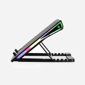 Tracer TRASTA46405 - Support Refroidisseur pour PC Portable jusqu'à 17.3" - 1 Ventilateur 185mm, 800 RPM, Métal Noir, USB, Réglable en Hauteur (5 positions) - Miniature 3