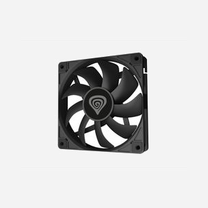 GENESIS Oxal 120 Ventilateur 120mm Noir 1300RPM 22.1dB 46.1CFM 1.05mmH2O Connecteur 3-Pin MTBF 50000h pour Boitier PC - Miniature 3