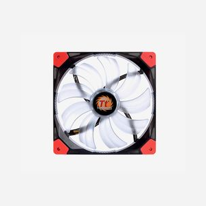 Ventilateur Thermaltake 140mm CL-F022-PL14RE-A pour Boitier PC, 1000 RPM, 21.8 dBA, 60.5 CFM, 0.87 mmH2O, LED Rouge, 12V, MTBF 40000h - Miniature 2