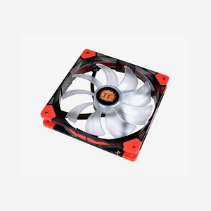 Ventilateur Thermaltake 140mm CL-F022-PL14RE-A pour Boitier PC, 1000 RPM, 21.8 dBA, 60.5 CFM, 0.87 mmH2O, LED Rouge, 12V, MTBF 40000h - Miniature 4