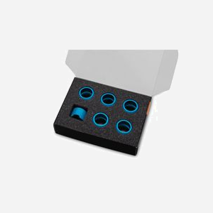 EK Anneau de Compression Aluminium Bleu pour Système de Refroidissement - Set de 6 Pièces - Référence 3831109834831 - Miniature 5