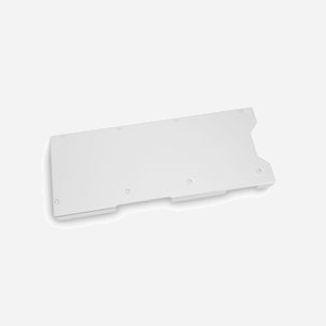 EK Quantum Vector2 XC3 RTX 3080/90 Plaque Arrière Aluminium Argent 309.5x17.5x133mm Compatible GeForce RTX 3080/3090 - Miniature 1