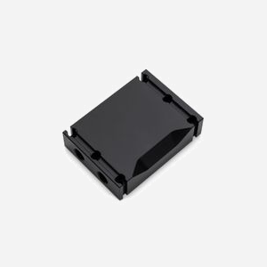 EK Pont pour Waterblock Carte Mère, Acétal/POM Noir, Filetage 1/4", Réf. 3831109813997