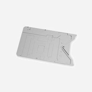 EK Plaque Arrière Aluminium Argent pour Waterblock EK-Quantum Vector FE RTX 3090, Référence 3831109836705, Fabriquée en Slovénie - Miniature 2