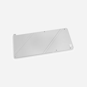 EK Quantum Vector FTW3 RTX 3070 Ti Plaque Arrière Nickel Argent, Dimensions 125.5 x 302.5 x 5.2mm, Connectique 1/4", Compatible GeForce RTX 3070 Ti FTW3