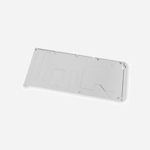 EK Quantum Vector FTW3 RTX 3070 Ti Plaque Arrière Nickel Argent, Dimensions 125.5 x 302.5 x 5.2mm, Connectique 1/4", Compatible GeForce RTX 3070 Ti FTW3 - Miniature 2
