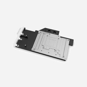EK Bloc d'Eau GPU Acétal/Cuivre Noir Nickel 3831109833032, connectique 1/4", 3-pin RGB, 20.5x295x150.5mm, AORUS RTX 3080/3090 - Miniature 2