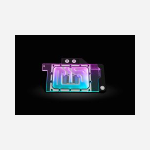 EK Bloc d'Eau GPU Acrylique/Cuivre pour ASUS TUF RTX 3070, Connecteur RGB 3-pin, Filetage 1/4", Dimensions 20.5x255x149mm, Noir/Nickel/Transparent - Miniature 3