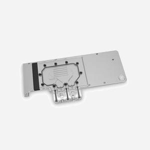EK Plaque Arrière pour Refroidissement GPU - Acrylique/Cuivre, Noir/Gris - 274x124x15mm - Connecteur RGB 3-pin, Filetage 1/4" - RTX 3080/3090 XC3 - Miniature 1