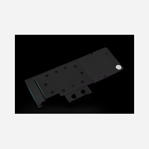 EK Backplate pour Refroidissement GPU EVGA RTX 3080/3090 XC3, Acétal/Cuivre/POM, Noir/Gris, Dimensions 274x15x124mm, Filetage 1/4" - Miniature 3