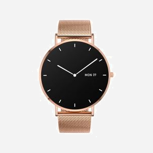 Garett Electronics Verona - Smartwatch 1.3" AMOLED 360x360px - Realtek RT8762 - 0.512Mo RAM 64Go Flash - Bluetooth 5.1 - Boîtier et Bracelet Acier Or - Miniature 2