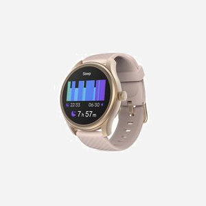 Hama Smartwatch 00178616 : Écran LCD 1.38" Tactile, Boîtier Or Rose, Bracelet Silicone Rose, IP68, Bluetooth 5.3, Moniteur Fréquence Cardiaque/Oxygène, Batterie 300 mAh - Miniature 2