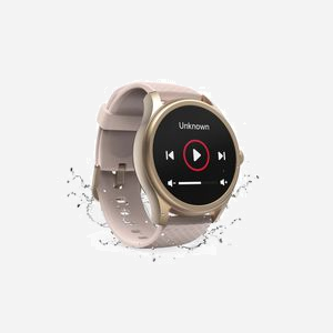 Hama Smartwatch 00178616 : Écran LCD 1.38" Tactile, Boîtier Or Rose, Bracelet Silicone Rose, IP68, Bluetooth 5.3, Moniteur Fréquence Cardiaque/Oxygène, Batterie 300 mAh - Miniature 3