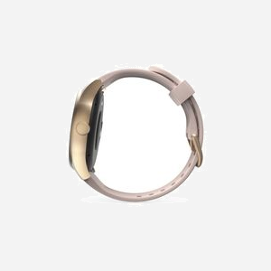 Hama Smartwatch 00178616 : Écran LCD 1.38" Tactile, Boîtier Or Rose, Bracelet Silicone Rose, IP68, Bluetooth 5.3, Moniteur Fréquence Cardiaque/Oxygène, Batterie 300 mAh - Miniature 5