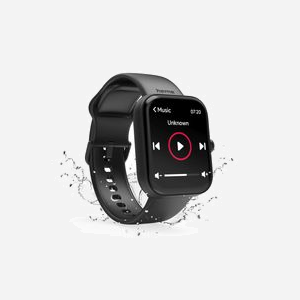 Hama Smartwatch 5000 : Écran 1.65" TFT Tactile, Boîtier 47mm, Bluetooth 5.3, Moniteur Fréquence Cardiaque & Oxygène, Batterie 300mAh, IP68, Noir - Miniature 3