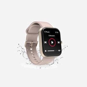 Hama Smartwatch 5000 : Écran Tactile TFT 1.65" 450cd/m², Bluetooth 5.3, IP68, Moniteur Fréquence Cardiaque, Batterie 300mAh, Bracelet Silicone Rose. - Miniature 4