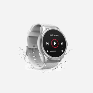 Hama 00178617 Smartwatch Écran LCD 1.38" Tactile 46mm, Boîtier Argent, Bracelet Silicone Gris, Bluetooth 5.3, Moniteur Fréquence Cardiaque, IP68 - Miniature 3