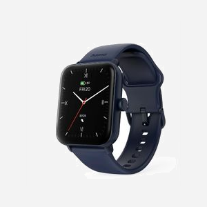 Hama 00178621 Smartwatch 44mm Écran Tactile Couleur Bleu, Bluetooth 5.3, Autonomie 7h, Étanchéité 3m, Bracelet Bleu 14-19cm