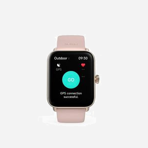 Hama 00178620 Smartwatch Écran Tactile 1.65" TFT, GPS, Bluetooth 5.3, Moniteur Fréquence Cardiaque, IP68, Bracelet Silicone Or Rose, Batterie 350mAh - Miniature 2