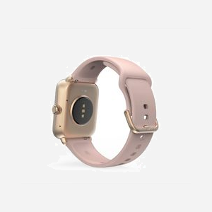 Hama 00178620 Smartwatch Écran Tactile 1.65" TFT, GPS, Bluetooth 5.3, Moniteur Fréquence Cardiaque, IP68, Bracelet Silicone Or Rose, Batterie 350mAh - Miniature 3