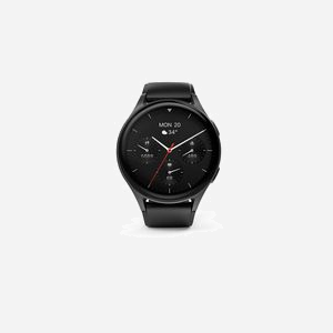 Hama Smartwatch 8900 : Écran AMOLED 1.43" 466x466, GPS, Bluetooth 5.3, Boîtier 45mm Aluminium Noir, Bracelet Silicone Noir, IP68. - Miniature 1
