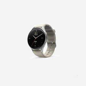 Hama Smartwatch 8900 : Écran AMOLED 1.32" 466x466, GPS, Boîtier 42mm Argent, Bracelet Silicone Crème, Batterie 300mAh, Bluetooth 5.3, IP68 - Miniature 3