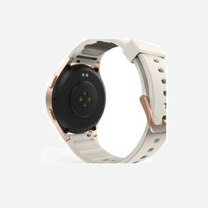 Hama Smartwatch 8900 : Écran AMOLED 1.3" 466x466, Boîtier 42mm Or, GPS, Bluetooth 5.3, Bracelet Silicone Beige, IP68, 39.7g - Miniature 3
