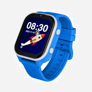 Garett Electronics Kids Sun Ultra 4G - Smartwatch Enfant 1.85" IPS Tactile 240x280, RAM 1Go, 8Go Flash, 4G LTE, GPS, Android 8.1, Batterie 900mAh, Bleu, IP67