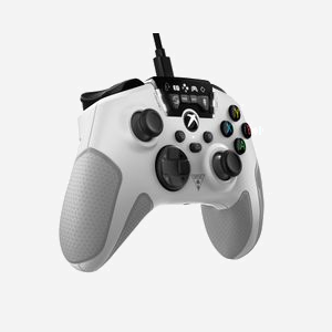 Turtle Beach Recon Controller Filaire - Xbox/PC, Jack 3.5mm, Superhuman Hearing, Pro-Aim, Boutons Programmables, Haptique, USB-C, Noir/Gris/Blanc - Miniature 3