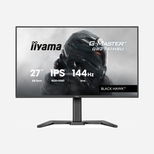 Iiyama G-MASTER GB2741HSU-B1 Moniteur 27" Full HD LED IPS 144Hz 1ms MPRT G-SYNC Compatible/FreeSync HDMI/DisplayPort Hub USB Noir - Miniature 1
