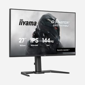 Iiyama G-MASTER GB2741HSU-B1 Moniteur 27" Full HD LED IPS 144Hz 1ms MPRT G-SYNC Compatible/FreeSync HDMI/DisplayPort Hub USB Noir - Miniature 4