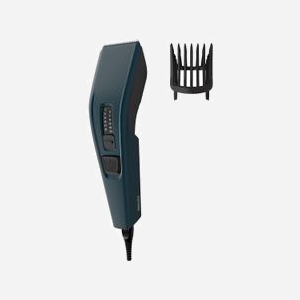 Philips HC3505/15 Tondeuse Cheveux Series 3000 - Lames Acier Inoxydable 4.1cm, 13 Longueurs (0.5-23mm), Secteur/Batterie Rechargeable, Noir/Vert
