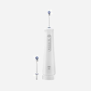 Oral-B Aquacare 6 Irrigateur Oral Sans Fil Blanc, Débit Réglable 3 Niveaux, 2 Têtes, Alimentation Batterie, Type de Contrôle Boutons, Réf. 4210201233084 - Miniature 2
