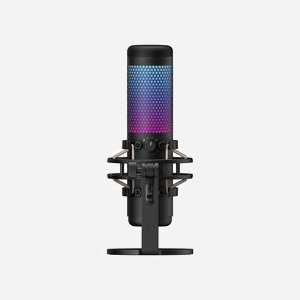 HyperX QuadCast S Microphone USB de Table -36dB 20-20000Hz, Cardioïde/Bidirectionnel/Omnidirectionnel, 16bit 48kHz, USB Type-C, Noir - Miniature 3